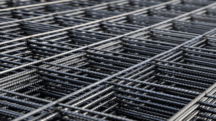 B503 Steel Reinforcement Mesh - 8mm Long and Cross Bar